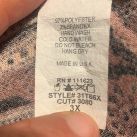 EUC Pink sparkly plus size top❤️ - Picture 8 of 8